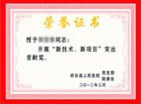 榮譽證書